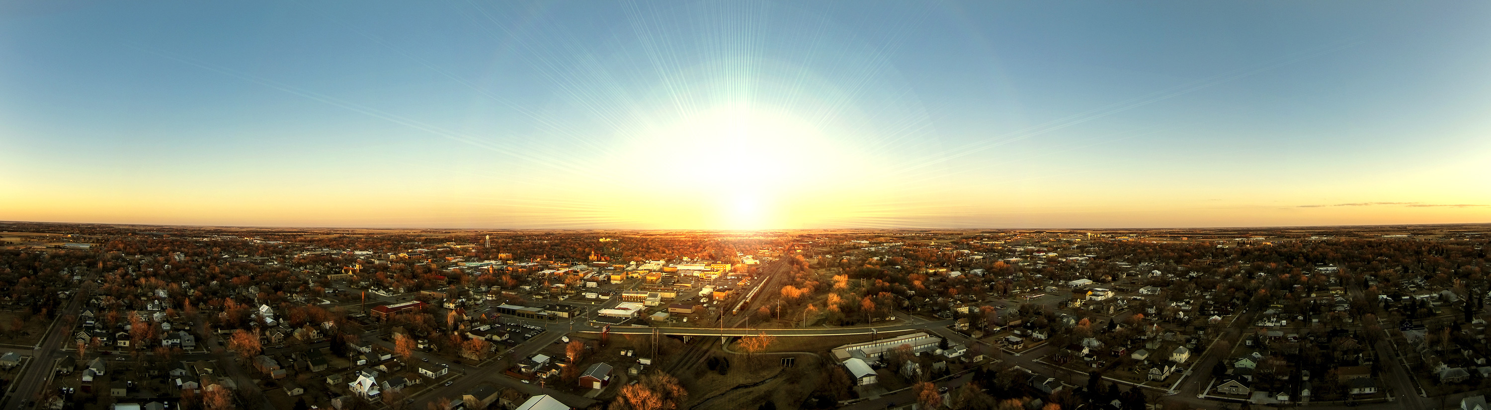 Aerial of Mitchell SD